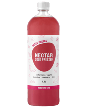  Nectar Cold Pressed Sweet<br>Cheeks 1.5l  1.5L 100% Australian fruits used for this amazing combination of Wartermelon, Apple, Cucumber, Lime &amp; Raspberry. Perfect for cocktails!