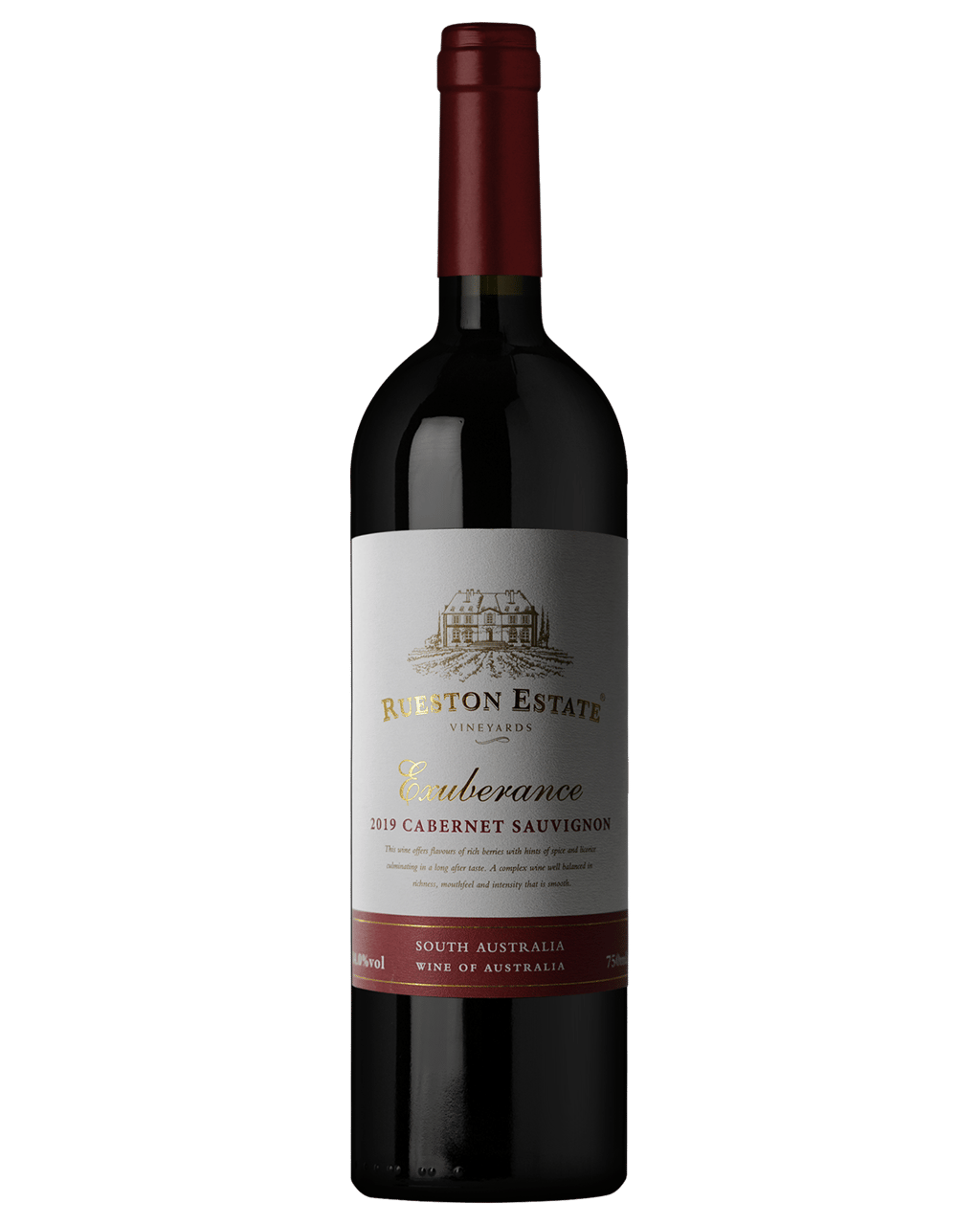 Rueston Estate Exuberance Series Cabernet Sauvignon 2019 - Boozy