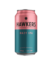  Hawkers Beer Hazy Ipa 375ml  375ML Tropical, juicy, and delightfully hazy! Punchy hop vibes take the front seat, defining the dominant character of the beer while a rounded body and low bitterness provide the perfect backdrop for the hops to shine their brightest. The future is hazy!