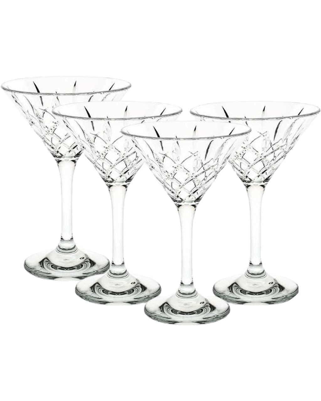 Crystal Glass Martini Tumbler Shatterproof, Reusable, Dishwasher Safe Drink  Glassware Break-Resistant Glasses for Martini, Gin