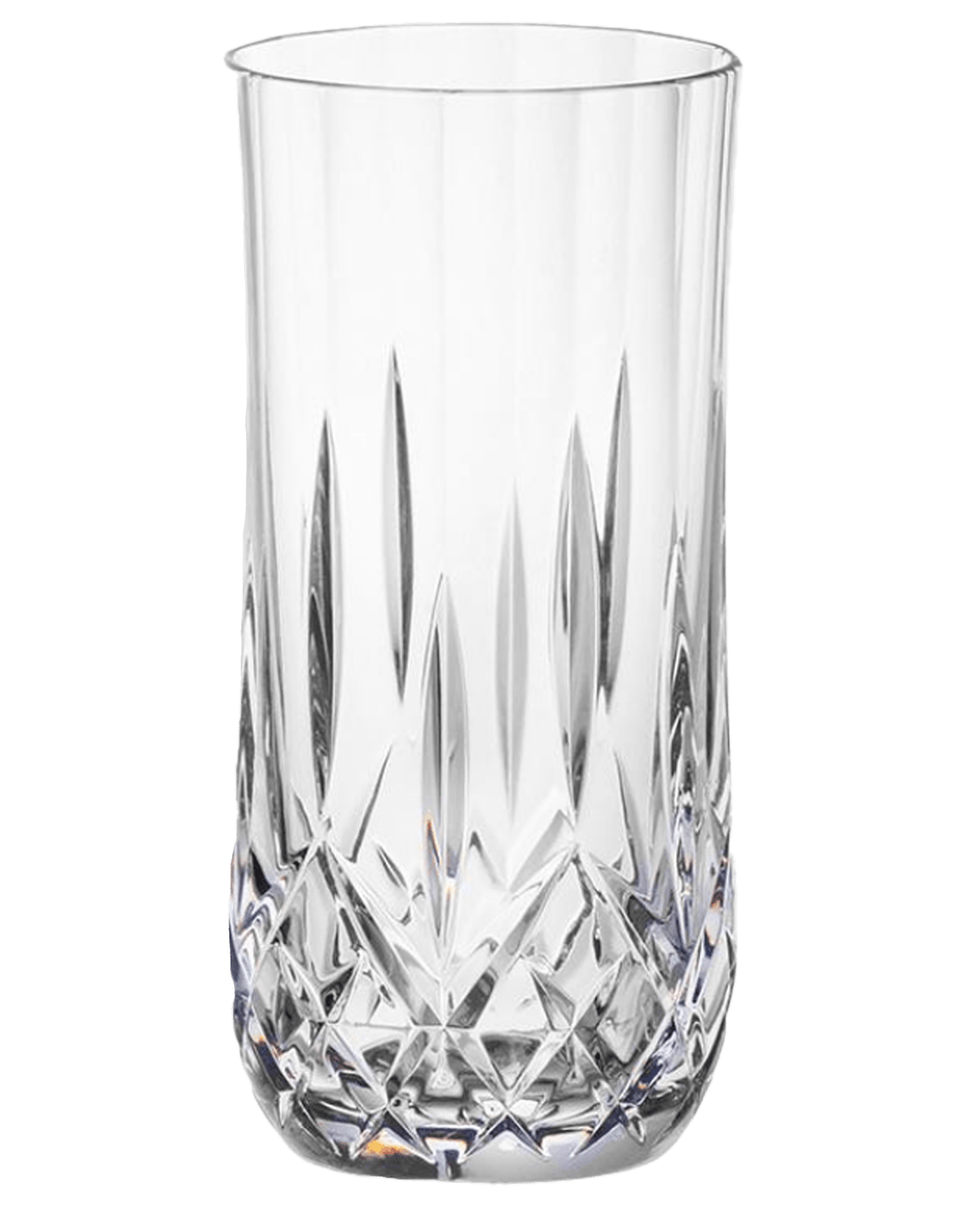 Buy D-still Unbreakable Cut Crystal Highball Glasses 380ml Online (Low ...