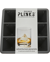 DRINKSPLINKS G Large Ice Cube Tray for Gin - Silicone Ice Mold for