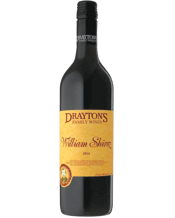 Draytons William Shiraz 750ML Classic expression of a Hunter Shiraz. Peppery, yet smooth. Medium-bodied, yet powerful. Intense berry aromas, with a hint of vanilla oak. Complex dark plum and cherry flavours, backed by firm tannins. Great length on the palate. Drinking nicely now, but will benefit from further careful cellaring.