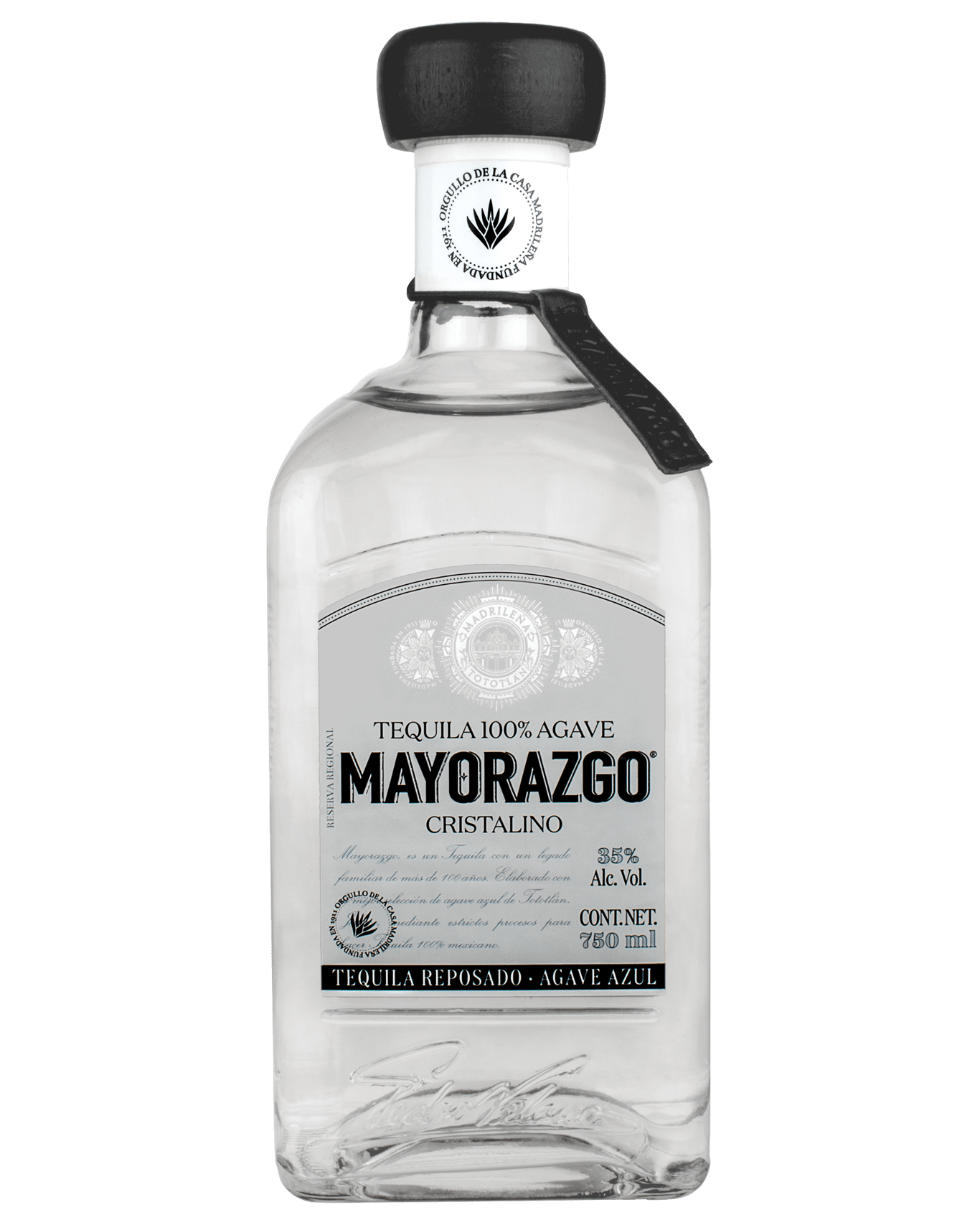 Buy Mayorazgo Tequila Cristalino 100 Agave 750ml Online (Lowest Price