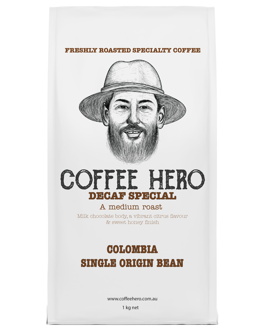 Buy Coffee Hero Decaf Swiss Water Process Colombian Single Origin