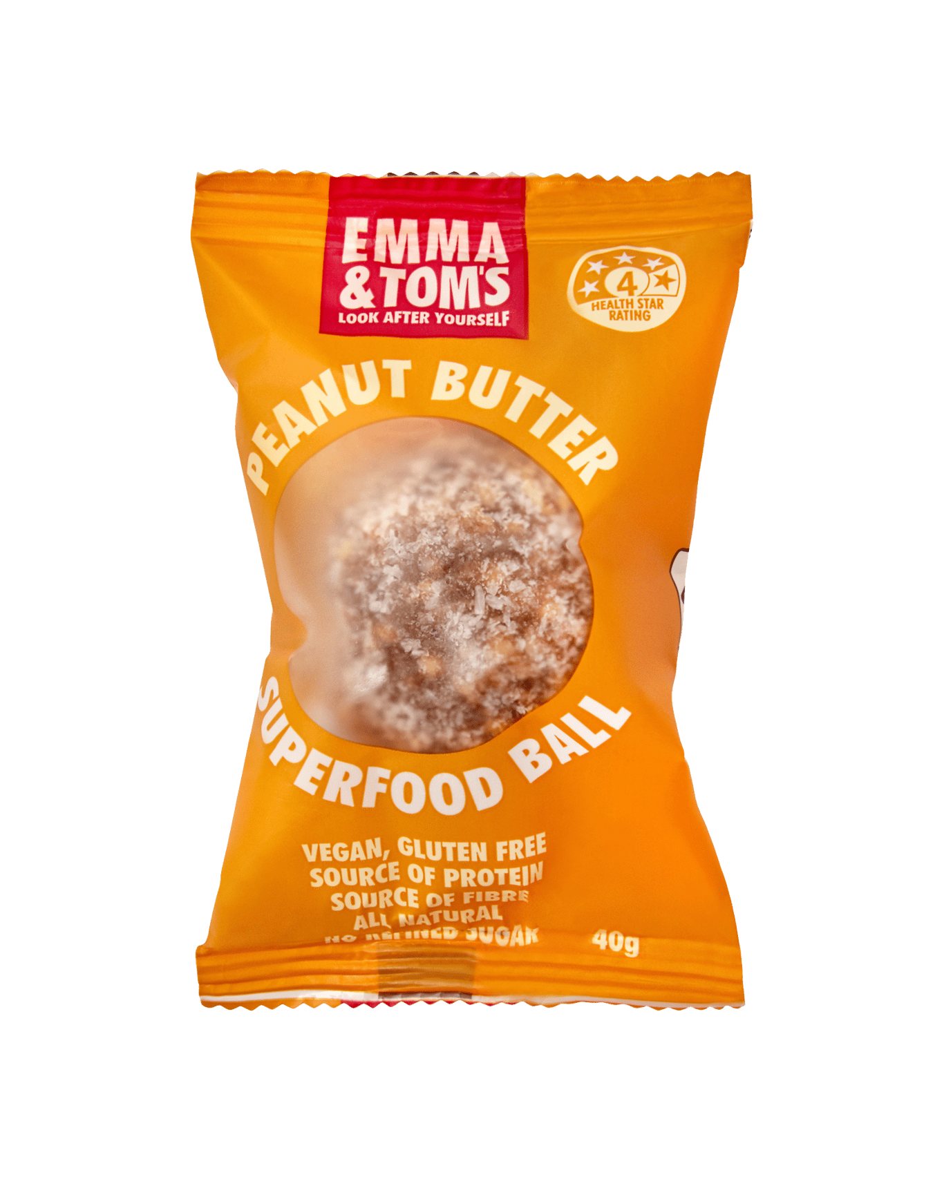 Buy Emma & Tom's Peanut Butter Superfood Ball (box Of 12 X 40g) Online