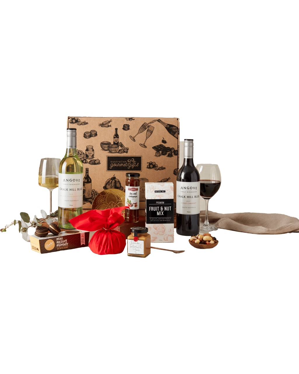 Buy Australian Gourmet Gifts Premium Wine Christmas Hamper Online
