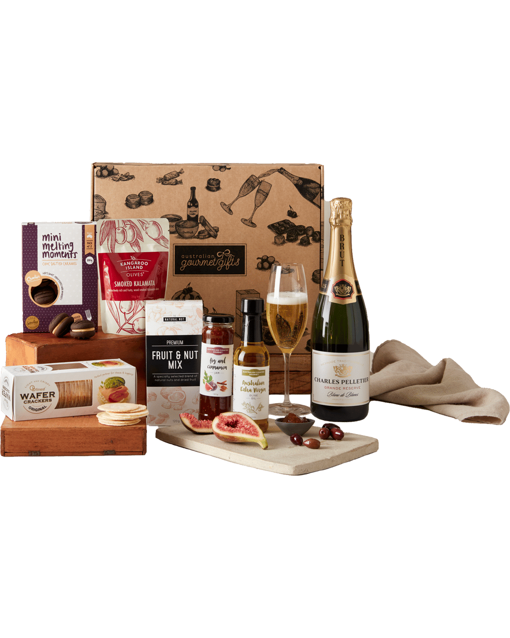 Buy Australian Gourmet Gifts Luxury French Sparkling Hamper Online ...