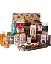  Australian Gourmet Gifts<br>Father's Day... 375mL The Perfect Gift for the Craft Beer Connoisseur! Little Creatures Beer Hamper Contains: Selection of 5x Little Creatures 375ml Beers&nbsp;including Pale Ale, Pacific Ale, Hazy IPA and XPA.&nbsp; Kangaroo Island – Smoked Kalamata Olives 185g.&nbsp; The Natural Nut Company – Elite Fruit & Nuts Mix 120g (No Peanuts). Charlie’s Cookies & Cream Mini Melting Moments 100g.&nbsp; OB finest Wafer Crackers 100g – Original.&nbsp; Australian Country Gourmet – Fig & Cinnamon Jam 180g.&nbsp; Australian Country Gourmet – Extra Virgin Olive