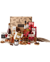  Australian Gourmet Gifts<br>Gourmet Extravagance...  This extravagant gourmet hamper is jam-packed with products by Australia’s leading gourmet brands; Maggie Beer, Random Harvest, Charlie’s Cookies – just to name a few! But that’s not where the opulence ends … We’ve hand selected the finest flavours from artisan food makers across Australia. For the foodie that deserves something extraordinary, this is the gift you’ve been seeking.<br>Maggie Beer Sparkling Ruby Cabernet (Non-Alcoholic) 750ml<br>Ogilvie Fine Foods – Honey with Gold Flakes with Dip