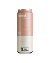  Freed Beverages Organic<br>Peach & Vanilla... 330mL This certified organic lightly brewed black sparkling tea with subtle peach and hint of natural vanilla flavor is excellent for those relaxing days, just pondering what's next. It contains no sugar or natural or artificial sweetener. Less than 6 Calories Ingredients: Brewed Black Tea, sparkling water, natural flavors & citric acid.