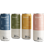  Freed Beverages Tea Soda<br>Sampler Pack  330ML It’s always the way, whenever there is a new product, you never know which one to try, so why not try them all and get a 6 pack sampler box.<br />Each box will contain 1 of each of the 4 flavours, including pineapple & coconut, apple & ginger, peach & vanilla and blueberry & lemon.<br />These are great as mixers for your favourite spirits or just to have on their own. They have no sugar or sweetener.