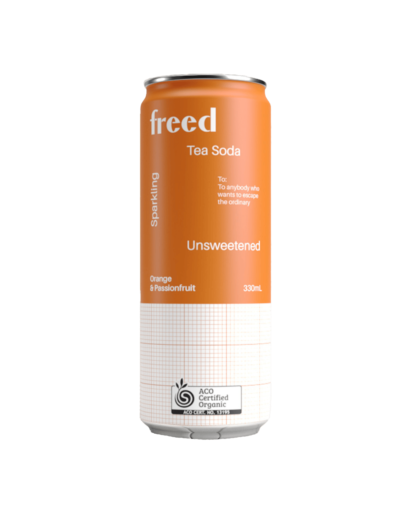 Buy Freed Beverages Organic Orange Passionfruit Tea Soda Unsweetened