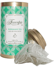  Teascapes Australia<br>Peppermint Organic Tea...  Teascapes has found pure, premium, organic Peppermint leaves that give&nbsp;you the kick without caffeine. A delicious, minty, refreshing taste&nbsp;that also aids digestion and clears the senses, renewing taste buds&nbsp;and the palate. Delicious hot or chilled. Pure Peppermint leaves are packaged in individual pyramid tea bags. Our pyramid bags are super silky and made from a bio-degradable material, this bag material is&nbsp;suitable to your health and to the environment. 100 pyramid bags are packed in a reseala