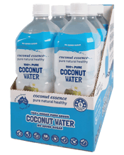  Coconut Essence 100% Pure<br>Water 1l  1L Pure Coconut Water 1L PP<br>Best tasting pure coconut water Australia has to offer. Perfect for the fridgeCoconut Essence Pure Coconut Water 1L PET Pack.Naturally, Sweet Coconut Water has No added sugar and No Preservatives. Harvested from fresh young green coconuts to bring you the sweet sweet taste of the tropics the way nature intended.<br>Packaged the same day to ensure we deliver pure natural healthy coconut juice straight from the coconut. Drink it any time of the day Morning, Noon, and Ni