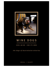  Wine Dogs Deluxe Edition<br>(2004)   Wherever wine is made, you’re likely to find a good dog stalking the cellar or the vineyard.&nbsp;<br>The Deluxe Edition of wine dogs features over 150 wineries across Australia and New Zealand and over 210 stunning photos of their loyal woofers.&nbsp;<br>The pooches are interspersed with essays by Huon Hooke, Max Allen, Snoopy, Chester Osborn, Robert O’Callaghan, Lisa McGuigan and many more.<br>Find out which dog tried to fly John Singleton’s helicopter, who bit Len Evans and discover the ident