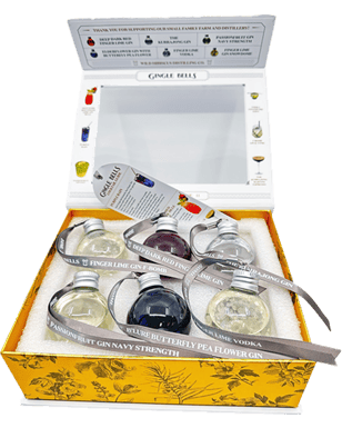 Gin and Vodka Baubles Gift Pack Gold Edition