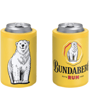  Bundaberg Bundy Bundaberg<br>Bear Yellow Insulated...  Insulated Can Cooler with twist top can locking system<br>Fits standard 375mL can<br>Price is Each<br>Official Bundaberg Rum Merchandise