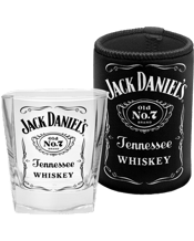  Jack Daniel's Spirit Glass<br>And Can Cooler... 285ML Jack Daniel’s spirit Glass and Can Cooler Pack<br>285ml Spirit Glasses<br>Can Cooler fits std 375ml can<br>Official Jack Daniel’s Merchandise