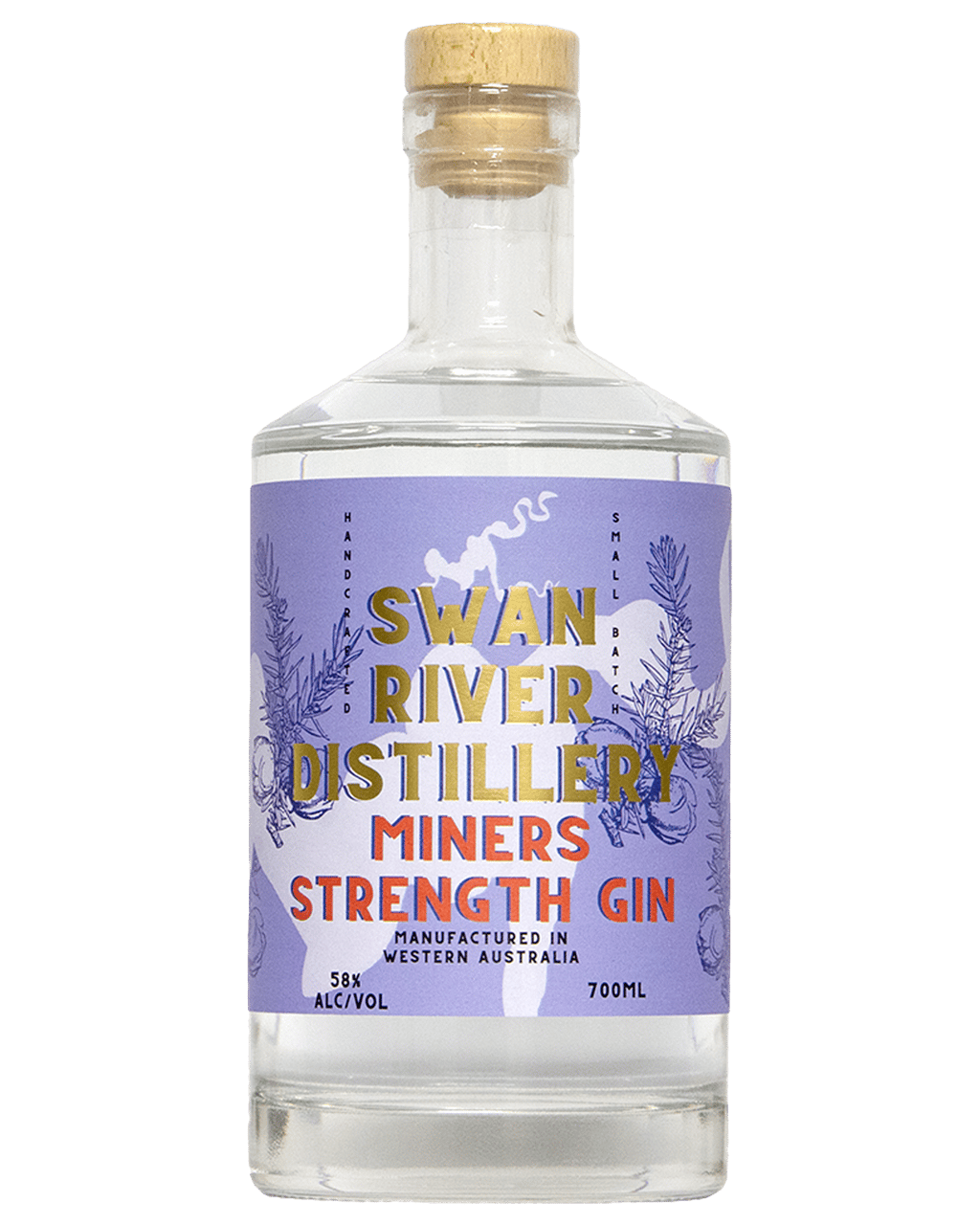 Swan River Distillery Miners Strength Gin 700mL Boozy