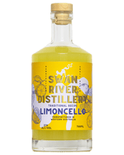 Swan River Distillery<br>Limoncello 700ml 700mL Our normal customer reaction is it takes me back to when i was in Italy. It is rreally good, can i please have a bottle.Our Limoncello is proudly made following an old Italian recipe. Using only the best locally sourced lemons from the Perh hills, the flavour formed explodes like a citrus circus in your mouth. We have curated a limoncello that can be served chilled on its own or added with some prosecco for a refreshing aperitif.