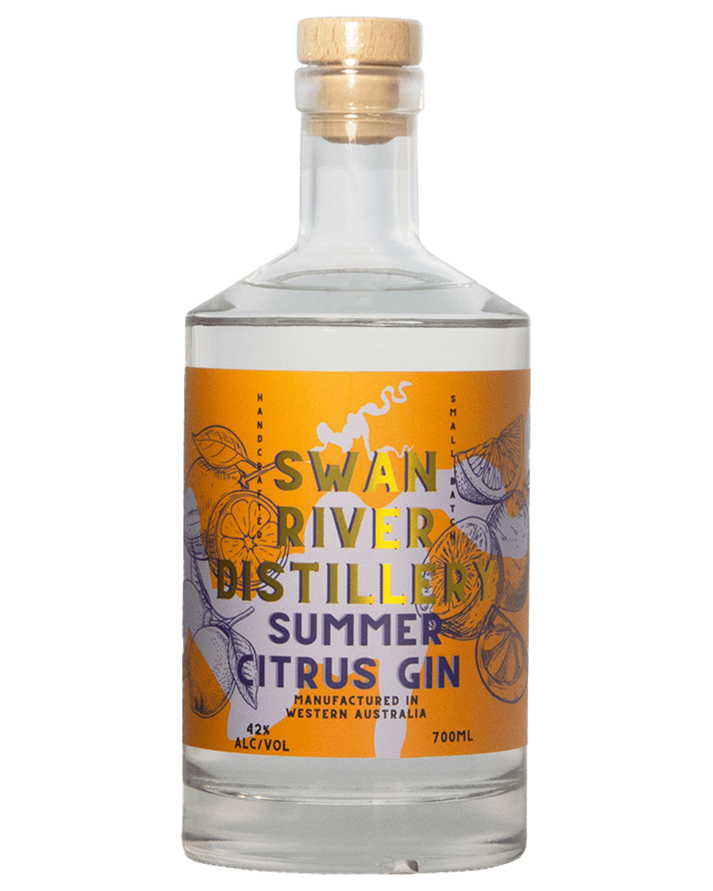 Swan River Distillery Summer Citrus Gin 700ml (Unbeatable Prices) Buy