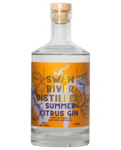 Swan River Distillery Summer<br>Citrus Gin 700ml  700ML Summer Citrus Gin is perfect for any Australian outdoor occasion with the infusion of &nbsp;lemon, limes, grapefruits, and oranges complemented with native botanicals of quandong (native plum) and dessert lime. This gives a refreshing burst of flavour that quenches the thirst while in the Australian summer heat.