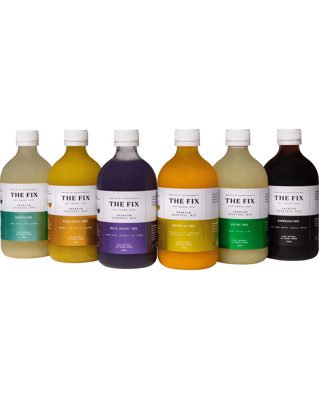 Buy The Fix Cold Press Juice Premium Cocktail Mixer's Pack Online or