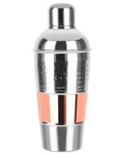  Zanzi Hammered Cocktail<br>Shaker S/s Rose... 600ML Shake, blend and chill delightful cocktails quickly and efficiently with Zanzi Cocktail Shakers. Designed to enrich any bar experience, the stunning metallic elevate and inspire.