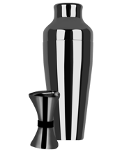  Zanzi Cocktail Set Gun Metal<br>2pc  500ML Mix, pour, strain and enjoy. Zanzi Cocktail Sets are ideal for crafting the perfect cocktail every time. Made from premium stainless steel, these sets provide the tools for the top-shelf mixologist to the at-home cocktail connoisseur.<br>Set contains:<br>1 x 30,45ml Pro-jigger<br>1 x 500ml Parisian Cocktail Shaker 2pc<br>Gift Boxed.