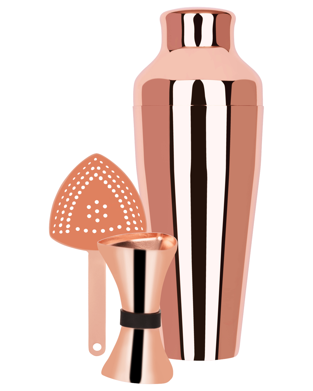 Buy Zanzi Cocktail Set Rose Gold 3pc Online (Lowest Price Guarantee