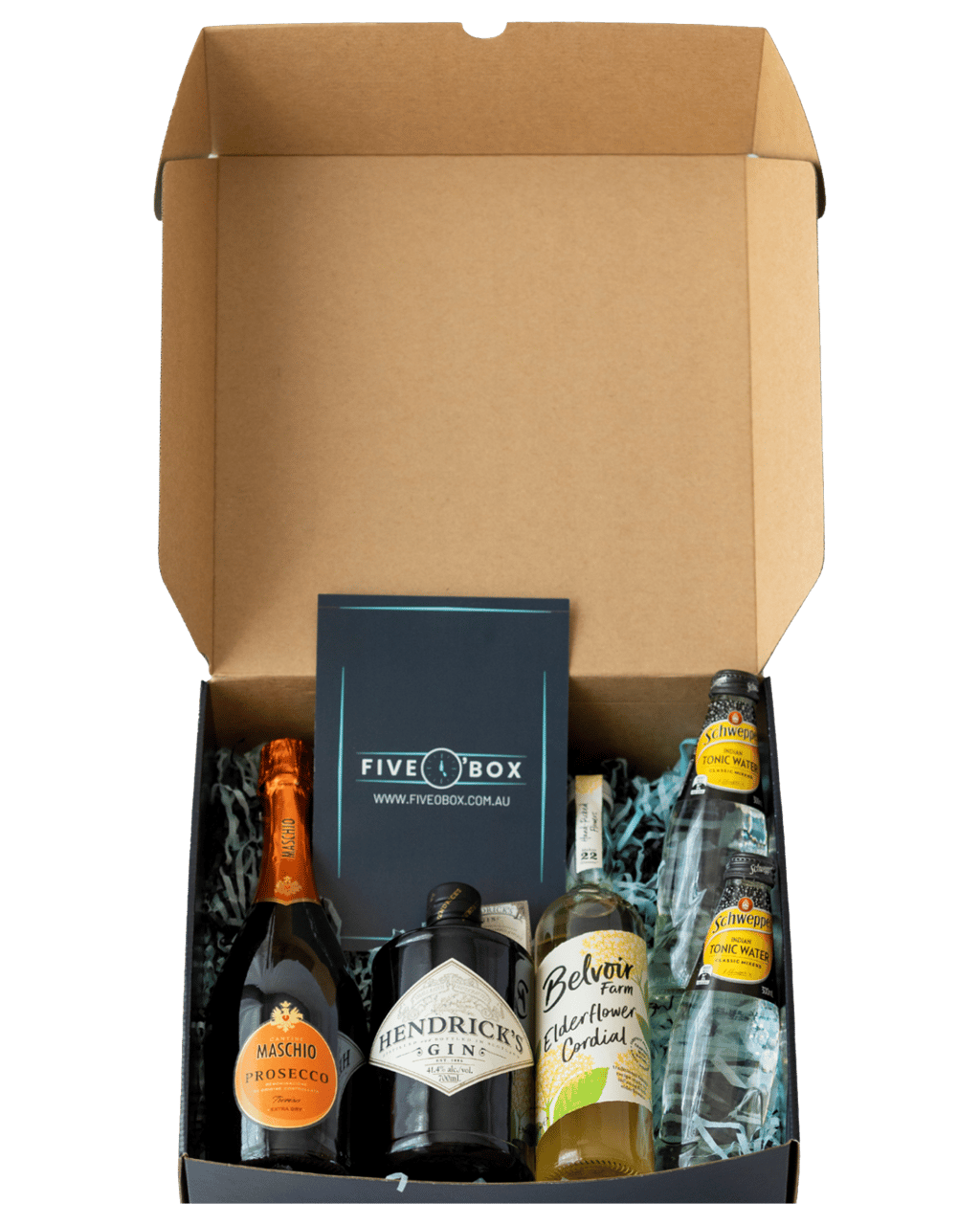 Buy Five O'box Elderflower Gin Fizz Cocktail Kit Gift Hendrick's