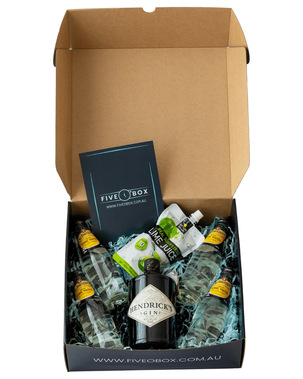 Buy Five O'box Gin And Tonic Cocktail Kit Gift Box Hendrick's Gin