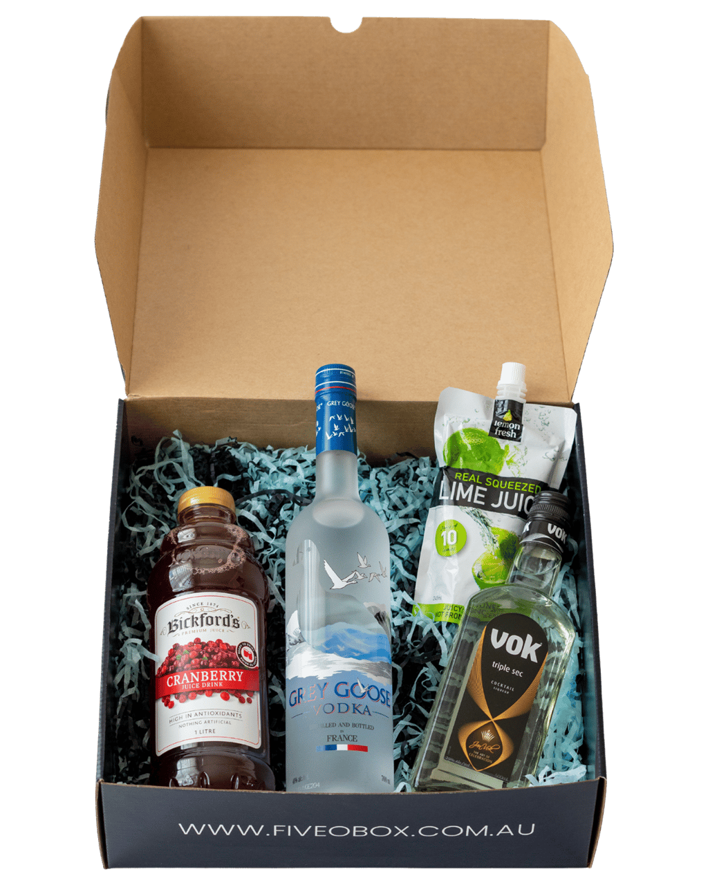 Buy Five O'box Cosmopolitan Cocktail Kit Gift Box Grey Goose Vodka