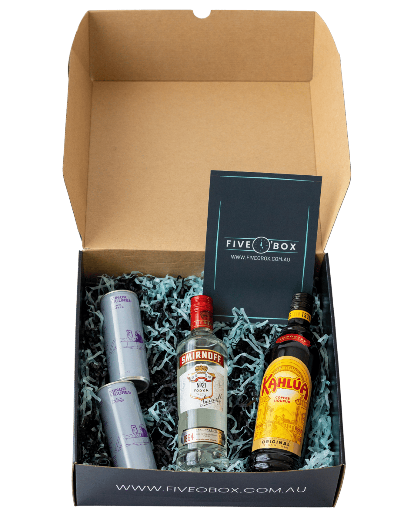 Buy Five O'box Espresso Martini Cocktail Kit Gift Box Smirnoff Red