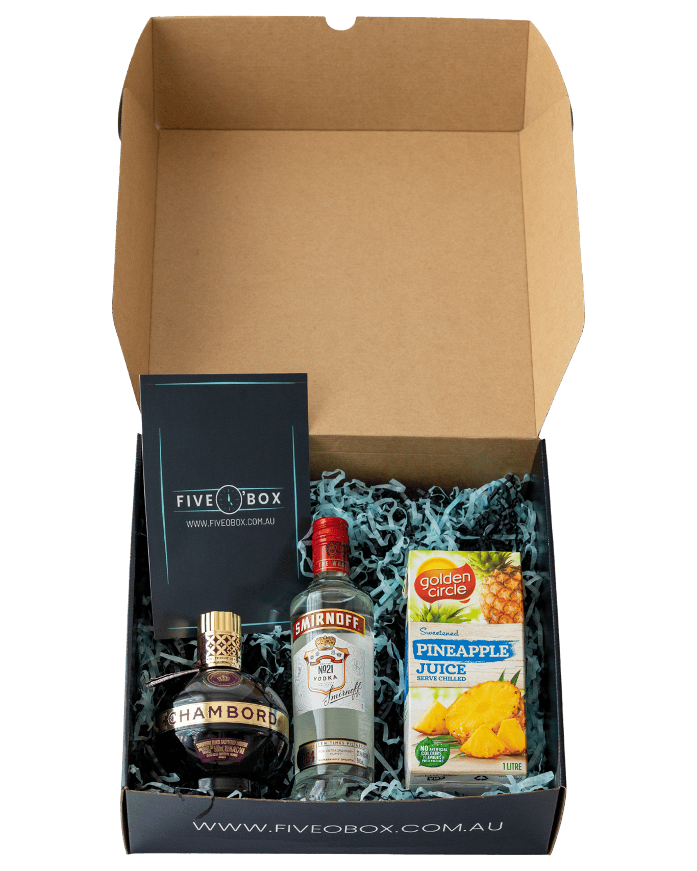 Buy Five O'box French Martini Cocktail Kit Gift Box Smirnoff Red