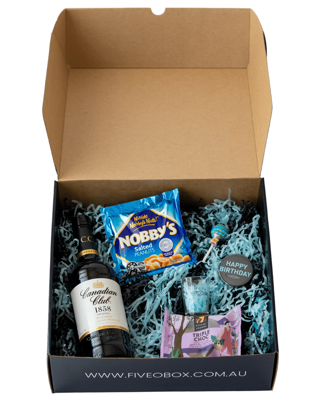 Five O'box Birthday Gift Box Canadian Club Whiskey (Unbeatable Prices) Buy Online Best Deals