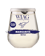  Wiag Margarita Fruit Wine<br>Cocktail 187ml  187ML Kick back with the vibrant taste of WIAG Margarita Fruit Wine Cocktail — a refreshing twist on the classic bar favorite. Crafted from Australian fruit wine and infused with natural lime, lemon, orange, and smooth agave syrup, it delivers a perfectly balanced mix of tangy citrus and sweetness with a 14% ABV punch.<br>Each 187 mL recyclable cup holds around 2.1 standard drinks, offering bar-quality flavour without the effort. Just chill, peel, and enjoy that signature Margarita zing anywhere — fro