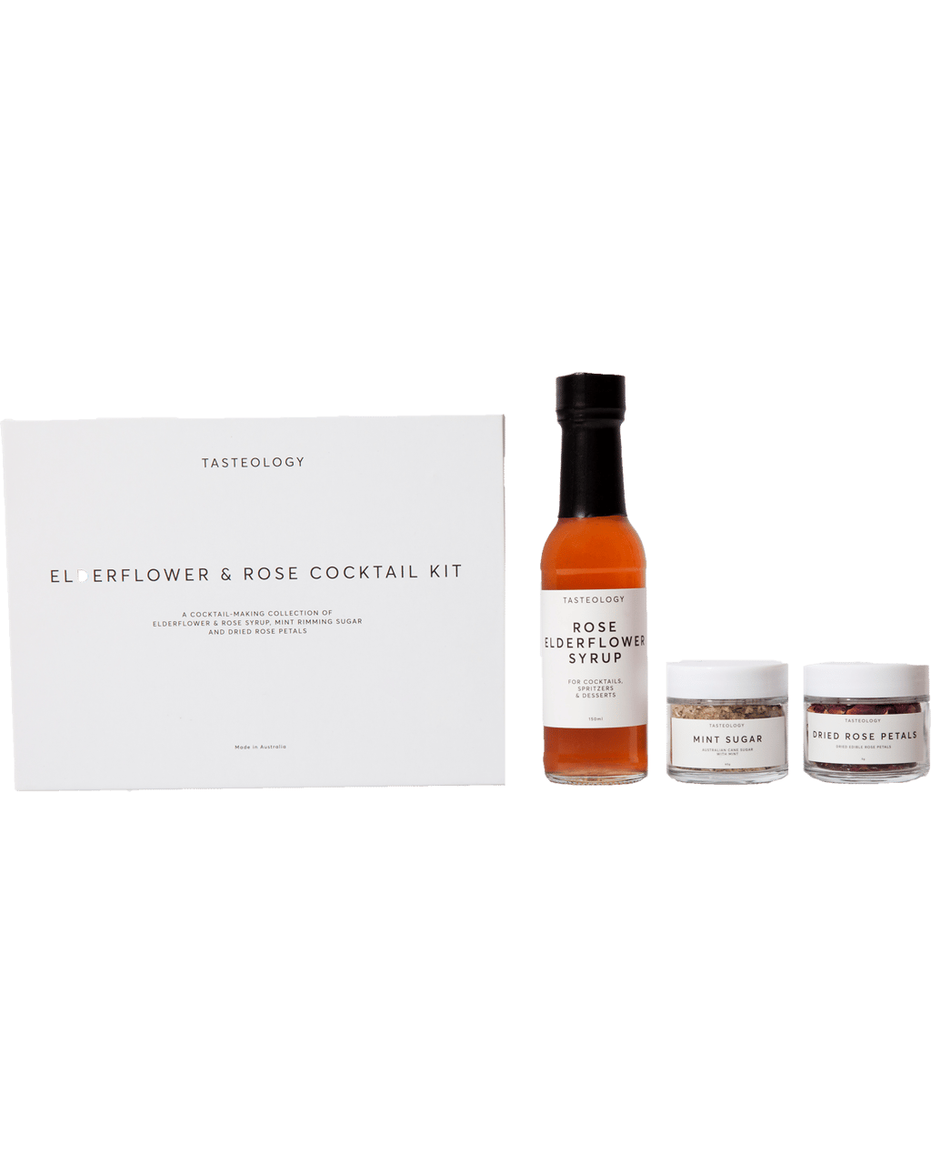 Tasteology Elderflower & Rose Cocktail Kit (Unbeatable Prices): Buy ...