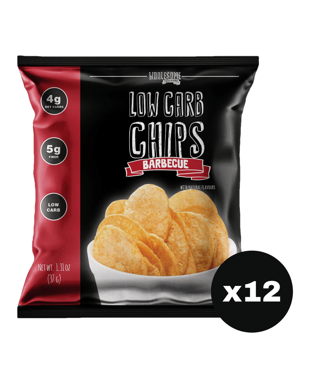 Buy Wholesome Provisions Low Carb Bbq Chips (12) Online (Lowest Price