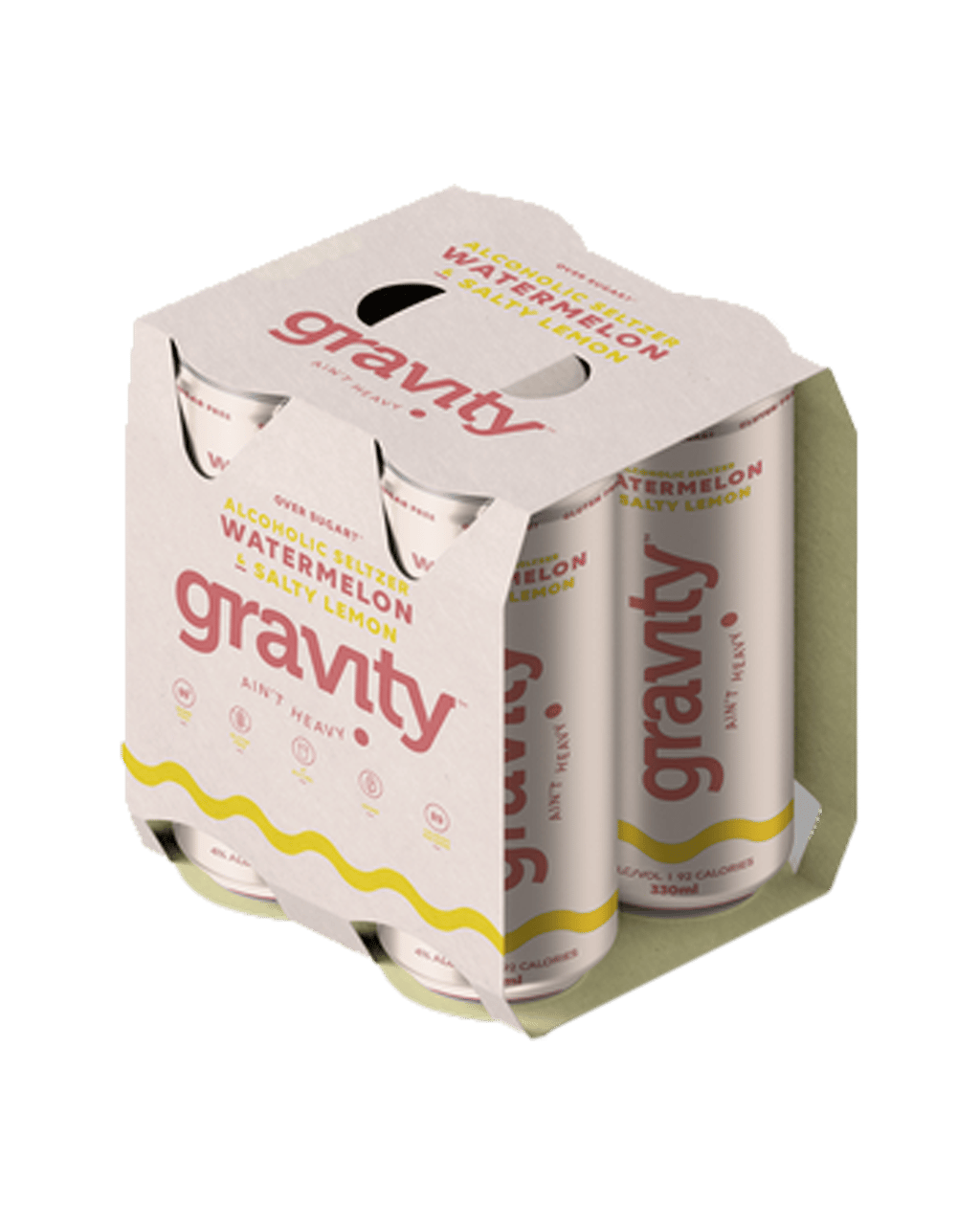 Gravity Seltzer Co. Watermelon & Salty Lemon Alcoholic Seltzer 330ml