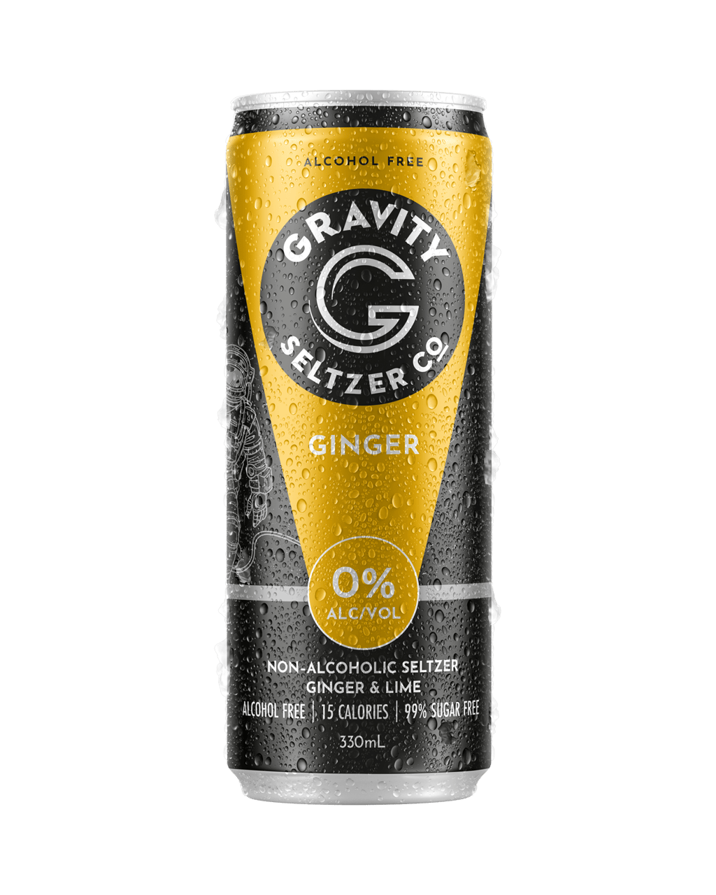 Buy Gravity Seltzer Co. Ginger & Lime 0 Nonalcoholic Seltzer Online