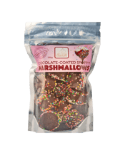  Fremantle Chocolate Choc<br>Coated Marshmallows... 150G Pillowy marshmallows coated in smooth milk chocolate and sprinkled with colourful Spots &amp;amp;amp;amp;amp; Dots.