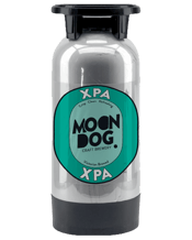  Moon Dog Xpa -  A-type Keg<br>20l  20L Moon Dog XPA: Your Go-To Hoppy Refresher<br>Sitting in that perfect sweet spot between a classic Pale Ale and a full-blown IPA, Moon Dog's XPA (Extra Pale Ale) is a masterclass in modern, hoppy refreshment. It's the beer for those who crave a vibrant hop character without the aggressive bitterness of a bigger IPA.<br>This is a clean, crisp, and incredibly drinkable brew, making it an essential, year-round staple for any kegerator. It's the ultimate go-to when you want something that's both flavo
