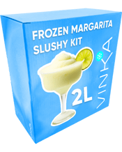 Vinka Frozen Margarita Vinka<br>Slushy Cocktail Kit... 2L Get ready to elevate your Margarita game with our premium 2L Frozen Margarita Kit! This convenient and indulgent bundle is designed to bring the taste of a refreshing, frozen Margarita straight to your party or gathering.<br>Perfect for outdoor events, backyard barbecues, or just a relaxing evening with friends, our kit is the ultimate margarita experience.<br><strong>What's Inside:<br>5 x VINKA Margarita Mixer 50mL sachets<br>2 x VINKA Extra Dry 250mL sachets<br>2 x VINKA Slushy Booster 250mL s