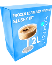 Vinka Frozen Espresso<br>Martini Frappe Slushy... 2L Get ready to elevate your Aperol Spritz game with our premium Frozen Aperitivo Spritz Kit! This convenient and indulgent bundle makes 2L of final slushy. Designed to bring the taste of a refreshing, frozen Aperitivo Spritz straight to your party or gathering.<br>Everything you need to craft rich, creamy, and indulgent espresso martinis in a convenient frozen form. Each kit features high-quality espresso martini mixer that has been specially formulated to give a smooth, velvety texture.<br><stron