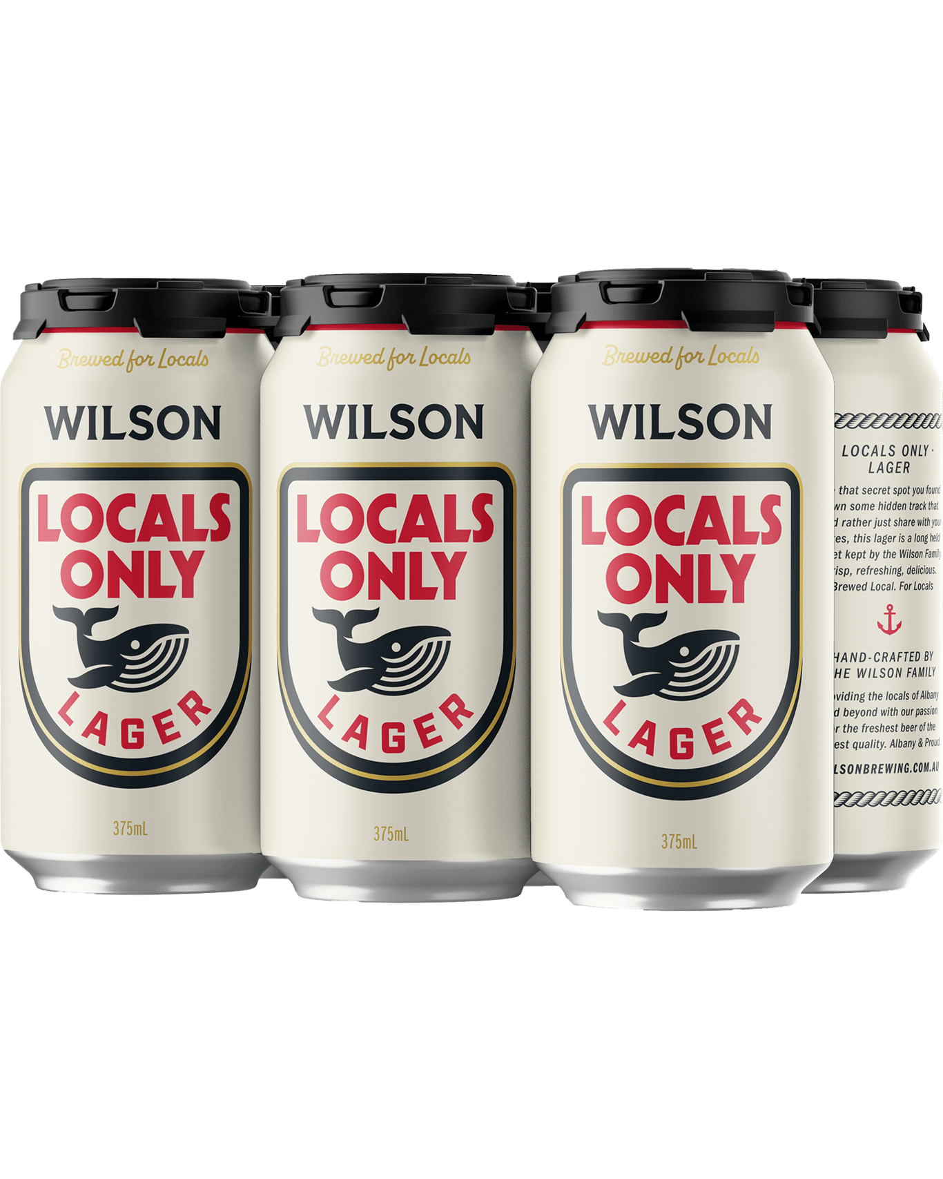 Buy Wilson Brewing Co. Locals Only Lager Cans 375ml Online (Lowest