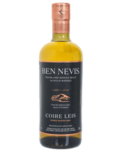  Ben Nevis Coire Leis 700ml  700ML Released in 2021 the Coire Leis is the newest expression by Ben Nevis Distillery (9/5/2022). Named after the water source for the distillery, a small loch that runs down the slopes of Scotland's highest mountain named Ben Nevis. Designed as an entry level single malt with an age statement of around 8 to 10 years and fully matured in first-fill ex-bourbon casks an bottled at 46% ABV.<br />Ben Nevis Distillery is one of the oldest licensed distilleries in Scotland. The distillery is nestled at the