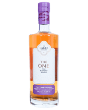 The Lakes The One Port Cask<br>Finish Fine... 700ML From theaward winning Lakes Distillery comesa wonderful blend, a marriage of The Lakes single malt as well as select grain and malt whiskies from Scotland. The liquid has been finished for a whole year in first fill Tawny Port casks, sourced all the way from Portugal. It’s bottled without chill filtration or colouring, with that warm golden orange hue coming straight from the wonderful casks. Bottled at 46.6% ABV.<br>Our Tasting Notes<br>Nose: Rich notes of dried sour cherries, raisins and plums