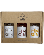 Hm Gin No 1 Anise, No 3<br>Blushing Pink And... 200ML These 3 bottle packs are ideal gifts for any occasion. Pack includes one bottle of each HM No 1 Rare Dry, HM No 3 Blushing Pink & HM No 5 Orange Squeeze gins. Includes HM coasters and garnish. Save Dollar 15 off the regular price.